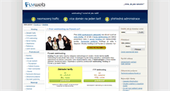Desktop Screenshot of flyweb.cz